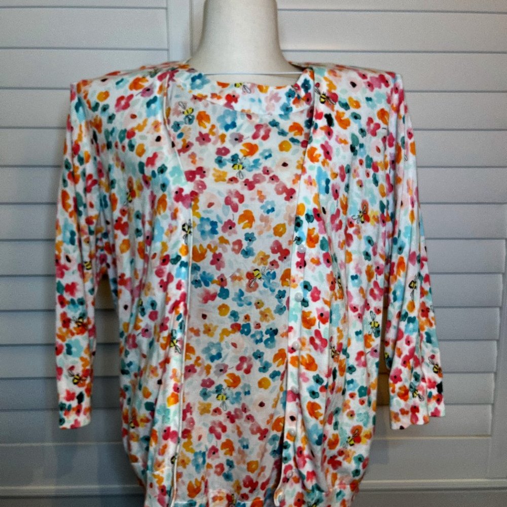 Talbots 2PC Sweater and Tank Set, Sz XL